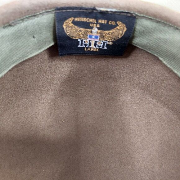 Vintage Henschel Hat H1H Cabby Cap Mens Driver Cabbie Newsboy Brown Large - Picture 6 of 6